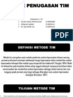 Metode Penugasan Tim