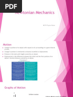 Newtonian Mechanics: MYP4 Physics Notes