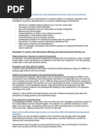 Specify The Types of Country Risks That Pharmaceutical Firms Face in International Business