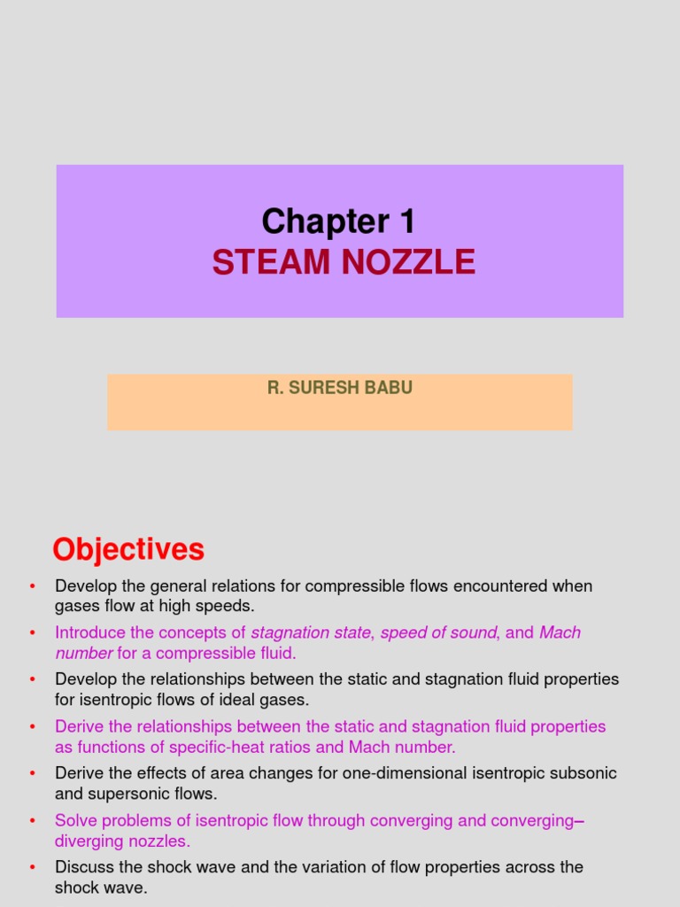 Chap 17 Lecture | PDF | Nozzle | Shock Wave
