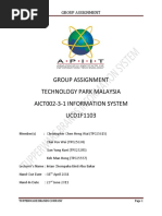 Group Assignment Technology Park Malaysia Aict002-3-1 Information System UCD1F1103