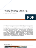 Pencegahan Malaria