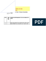 Codification of Secondary & Primary Seal