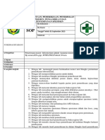 8.1.2.1 SOP Permintaan, Pemeriksaan, Penerimaan Spesimen, Pengambilan Dan Penyimpanan Spesimen - Docxx