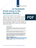 CBI Product Factsheet: Fresh Limes in The European Market
