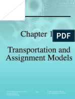 Transportation and Assignment Models