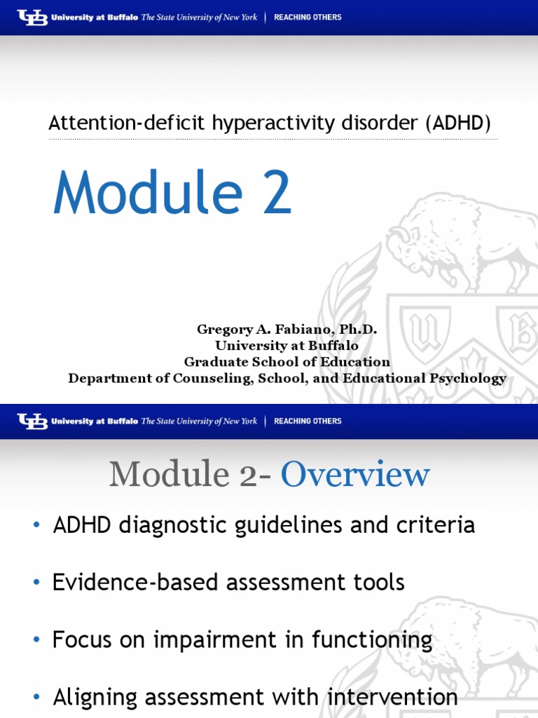 ADHD Diagnosis and Assessment Guidelines | PDF | Attention Deficit ...
