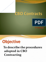 CBO Contracts