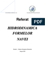 HIDRODINAMICA FORMELOR NAVALE PROIECT.docx