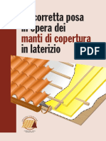 La Corretta Posa in Opera Dei Manti Di Copertura in Laterizio