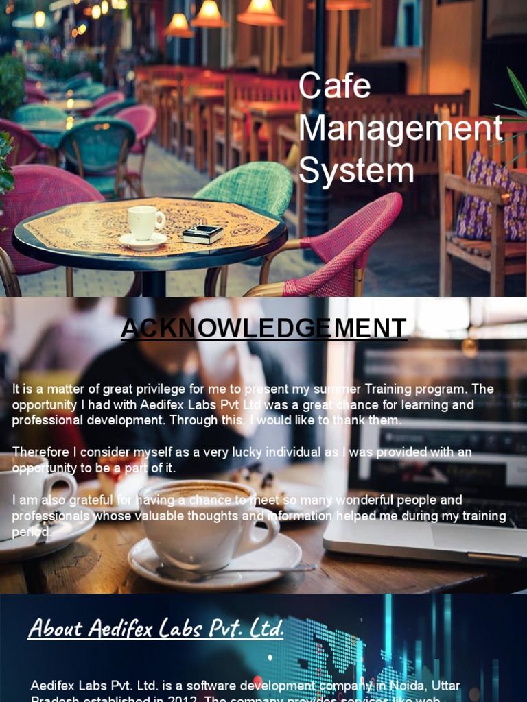 An Exploration of Cafe Management Systems: A Case Study of the Benefits ...