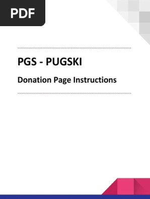 Donation Page Business plan