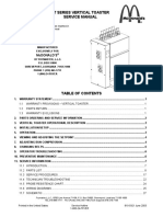 VT Series Vertical Toaster Service Manual: Mcdonald'S