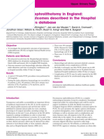 Percutaneous Nephrolithotomy in England: Practice and Outcomes Described in The Hospital Episode Statistics Database