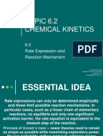 6.2hl Rate Expression and Reaction Mechanism