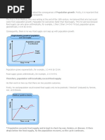 Population Models: Therefore, Population Will Inevitably Exceed Food Supply