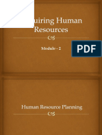 Module-2 - Acquiring Human Resource