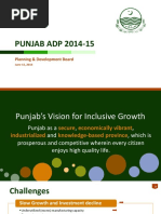 PUNJAB ADP 2014-15: Planning & Development Board