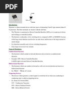 Unidirectional Thyristor