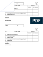 Format penilaian pengelolaan makanan