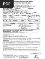 Certificate Cum Policy Schedule: Gccv-Public Carriers Other Than Three Wheelers Package Policy - Zone C