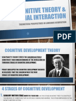 Cognitive Theory & Social Interaction