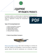 Conveying Equipment - Mpi Magnetic Products