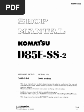 D85ess-2 Sebm003002 PDF | PDF