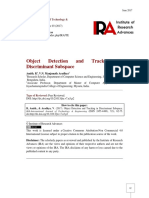 Object Detection and Tracking in Discriminant Subspace