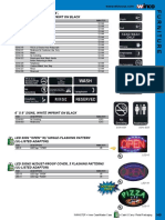 Information Signs, 3" X 9", With Symbols, White Imprint On Black