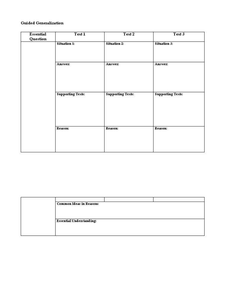 Guided Generalization Framework | PDF