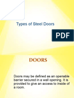 Types of Steel Doors