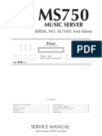 Music Server: Service Manual