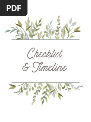 Wedding Printables All