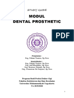 Modul Dental Prosthetic: Study Guide