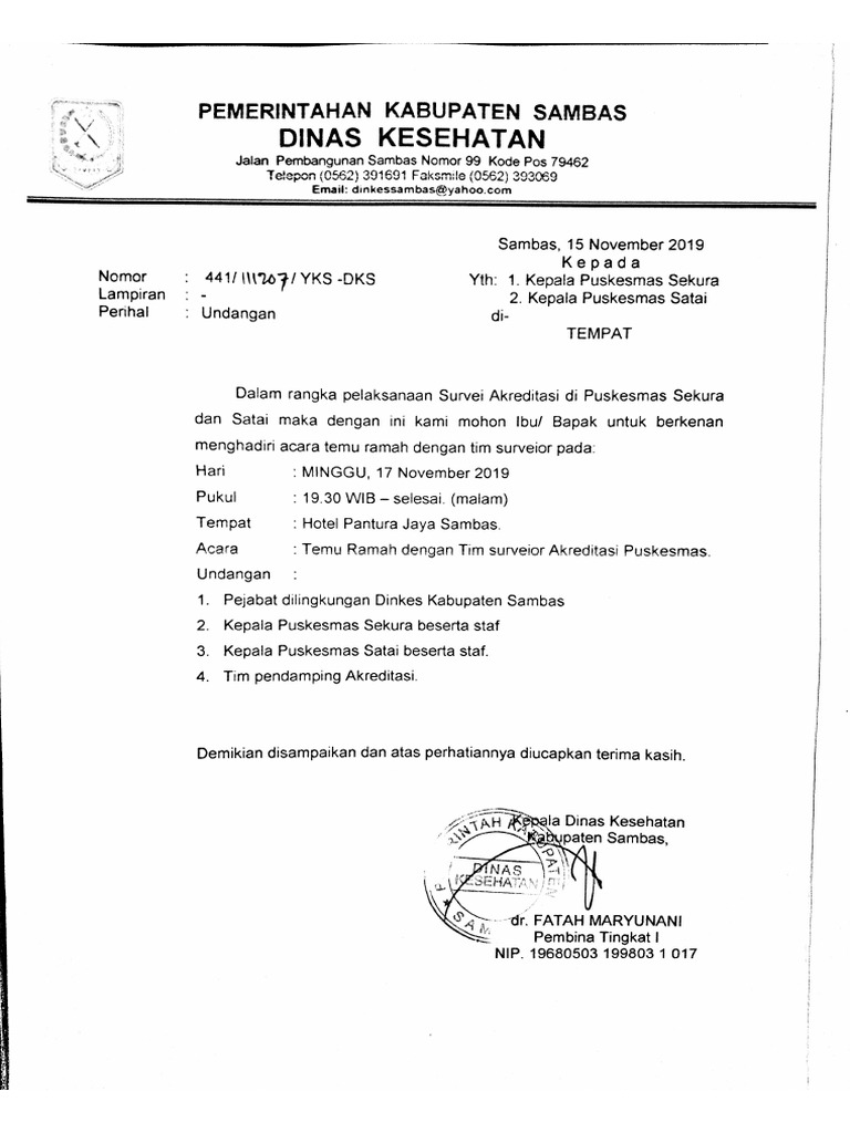 Undangan Ramah Tamah PDF | PDF