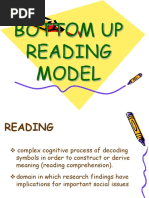 Bottom Up Reading Model