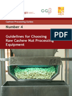 Guidelines For Choosing Raw Cashew Nut Processing Equipment