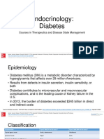 Endocrinology: Diabetes: Courses in Therapeutics and Disease State Management