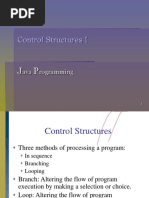 Control Structures I: Ava Rogramming