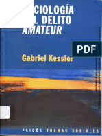 Kessler Sociologia Del Delito Amateur Segunda Parte y Conclusion PDF