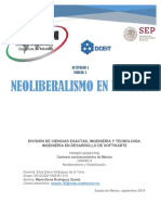 Neoliberalismo en México.: Actividad 1 Unidad 3