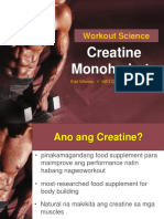 Workout Science: Creatine Monohydrate