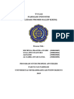 Validasi Produksi Sediaan SalepKrim (Kelompok 6) PDF