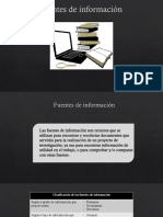 Fuentes de Informacion