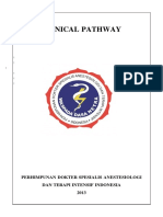 Clinical Pathway: Perhimpunan Dokter Spesialis Anestesiologi Dan Terapi Intensif Indonesia 2013