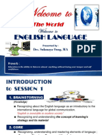 English Language: Drs. Sukmaya Oong, MA