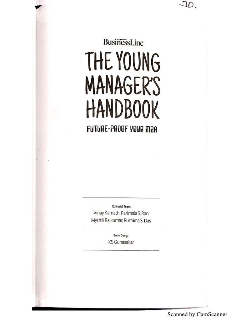 The Young Manager's Handbook | PDF