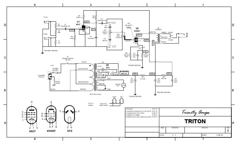 TritonSchematic5 PDF | PDF | Electrical Engineering | Electricity