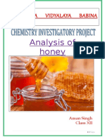 Kendriya Vidyalaya Babina Cantt.: Analysis of Honey